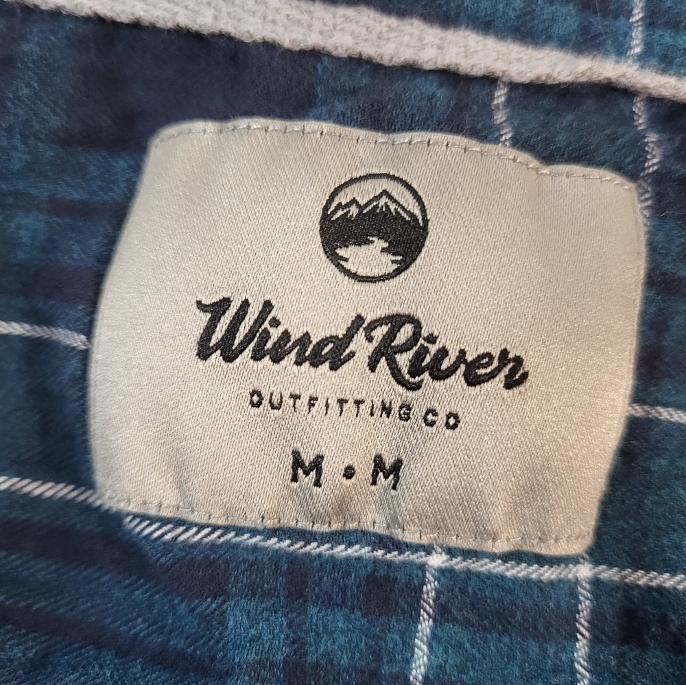 Wind River Plaid Long Sleeve Collared Blouse - Picture 11 of 11